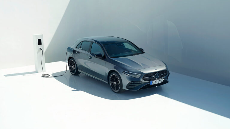 Mercedes Classe B vista superiormente