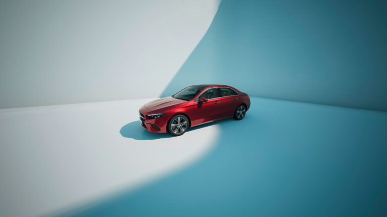 Mercedes Classe A vista superiormente