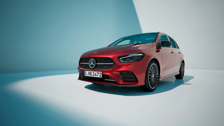 Mercedes Classe A vista frontalmente