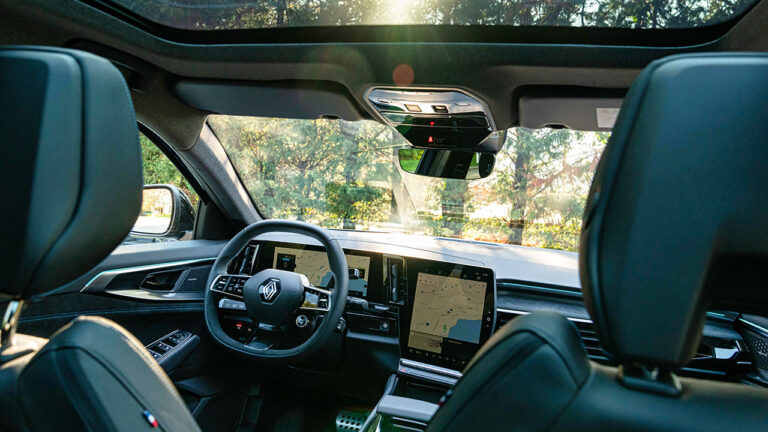 Dettaglio della cellula interna di un Renault Astral