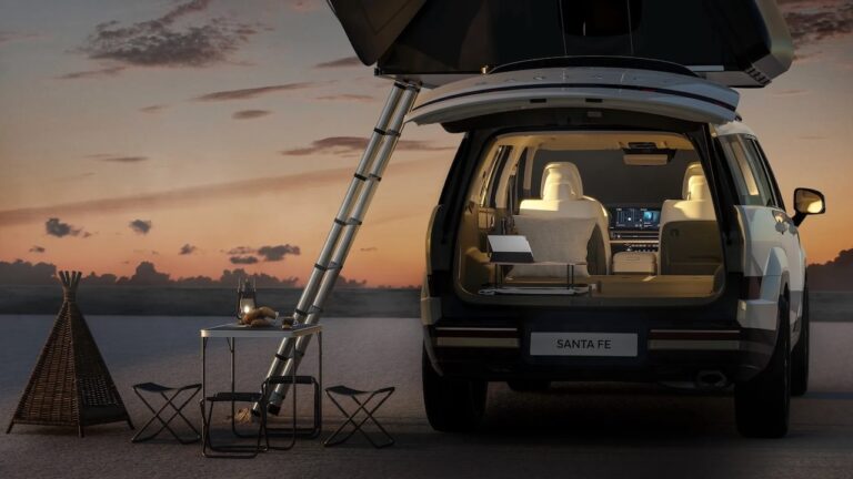 Hyundai Santa Fe - tenda su tetto