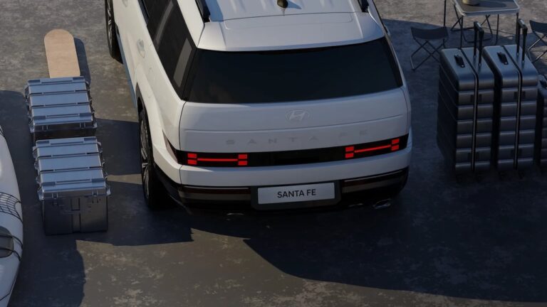 Hyundai Santa Fe - dall'alto