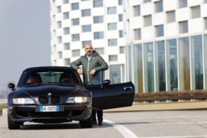 Ivan Capelli prova la Bmw Z3
