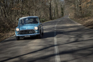 Innocenti Mini Cooper 1300 Export, la prova al passato