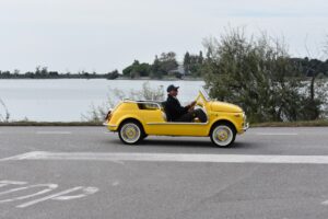 La Fiat 500 Ghia regina dell'evento "Dalla laguna all'estuario"