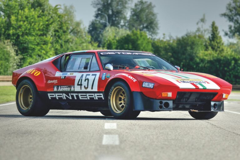 La De Tomaso Pantera che correva in pista
