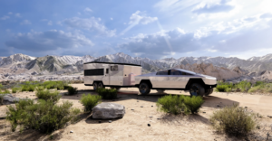 Lusso Off-Grid: Living Vehicle Presenta il Cybertrailer