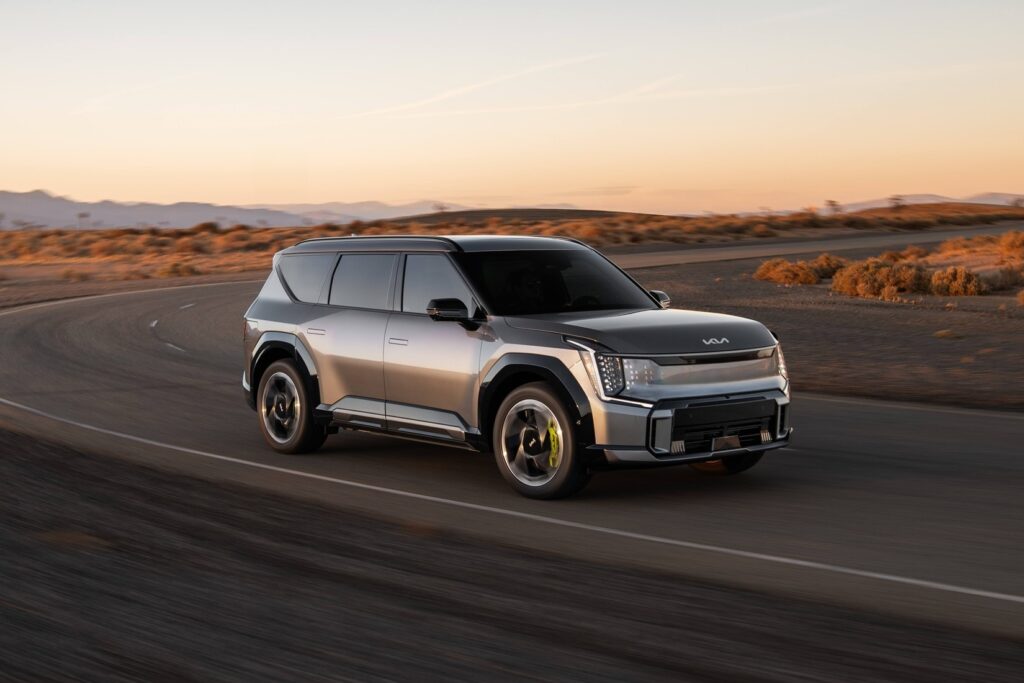 Kia EV9 GT: il Suv elettrico a 7 posti sportivo