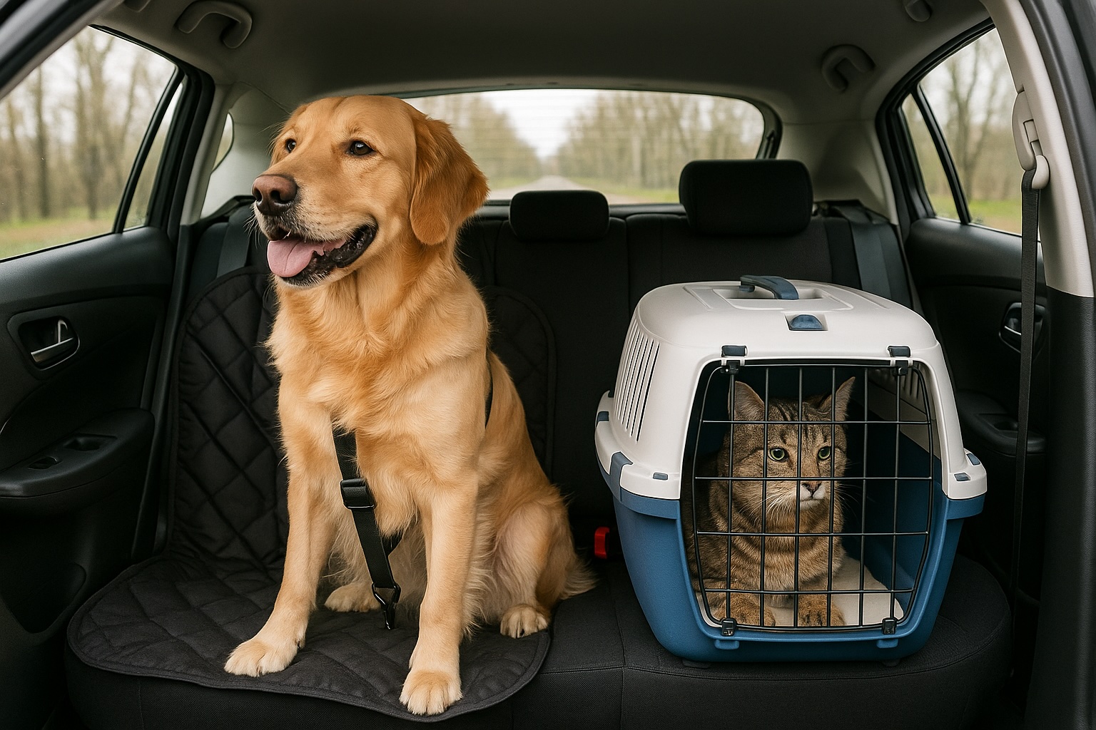 PETCUTE Pieghevole Animale Domestico Auto Booster Sede Vettore per Cane