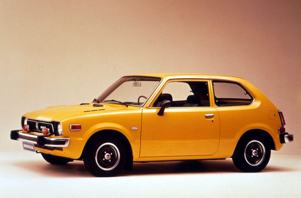 La prima generazione- 1975 Honda Civic Hatchback